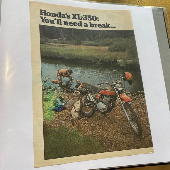 Accents | Vintage 7s Sport Magazine Honda Ad Poster | Poshmark